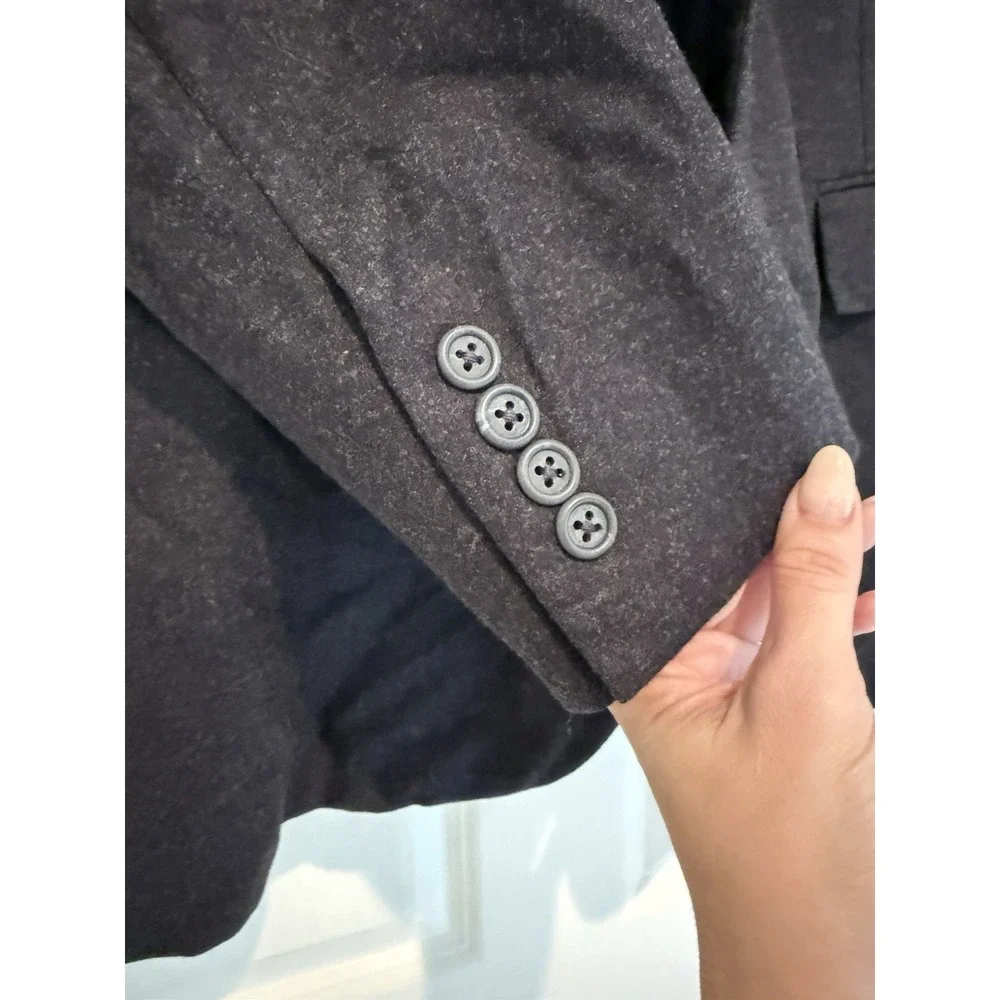 Vintage 90s Polo Ralph Lauren Blazer USA Union Made Gray Wool Sport Coat Mens‎